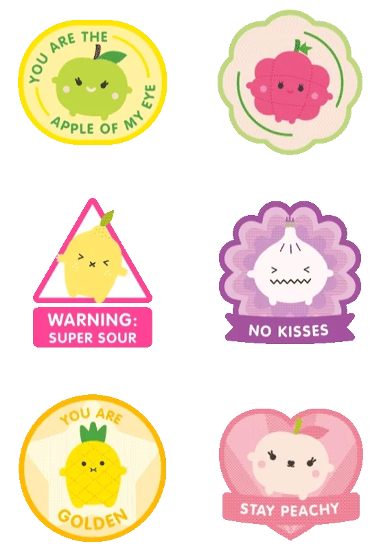 Noodoll Fruit Stickers