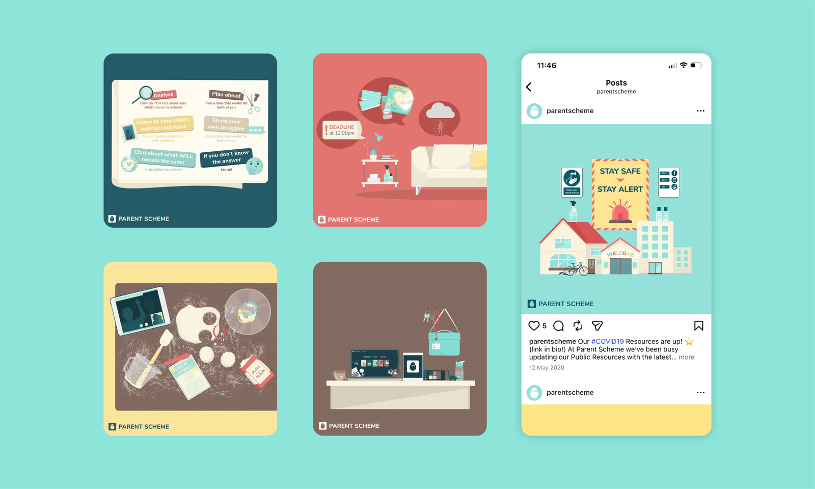 Parent Scheme Social Posts